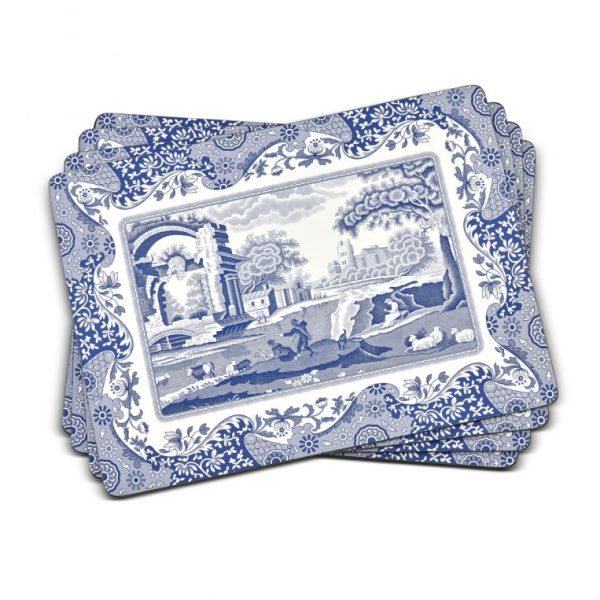 Pimpernel Spode Blue Italian Placemats Set of 4