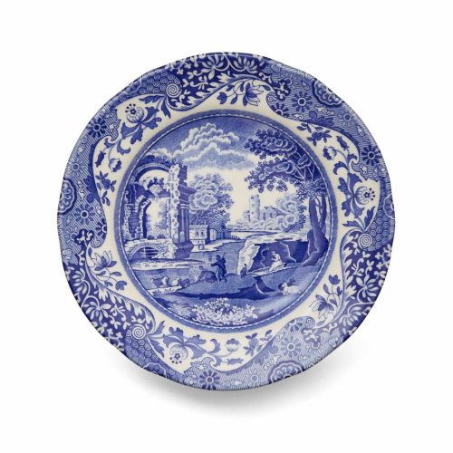 Spode Blue Italian 6 inch Tea Plates Set of 4