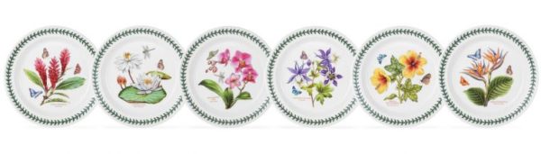 Portmeirion Exotic Botanic Garden 8 inch Side Plate Set of 6 Portmeirion Exotic Botanic Garden 8 inch Side Plate Set of 6