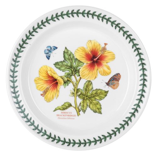 Portmeirion Exotic Botanic Garden Dinner Plate 10 inch Hawaiian Hisbiscus