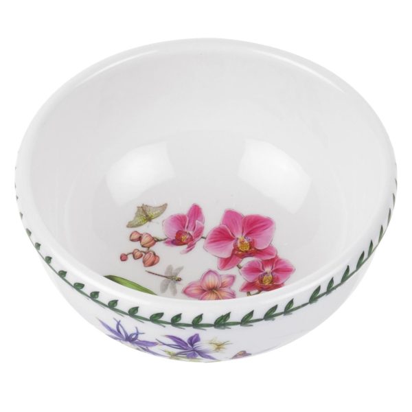 Portmeirion Exotic Botanic Garden 5.5 inch Fruit Salad Bowl Moth Orchid