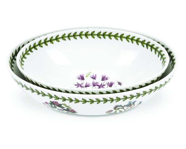 Portmeirion Botanic Garden Set of 2 Oval Nesting Bowls