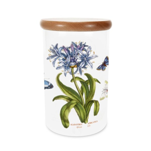 Portmeirion Botanic Garden Storage Jar 8 inch African Lily