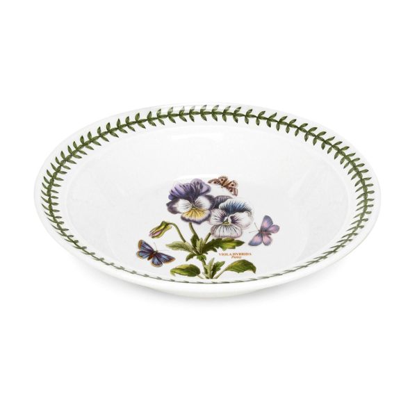 Portmeirion Botanic Garden 8 inch Soup Plate Pansy