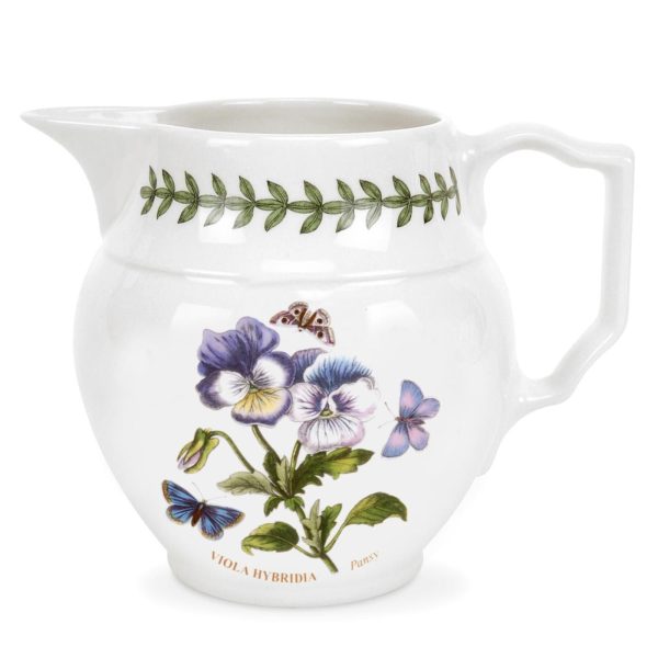 Portmeirion Botanic Garden Staffordshire Jug 0.5pt Pansy