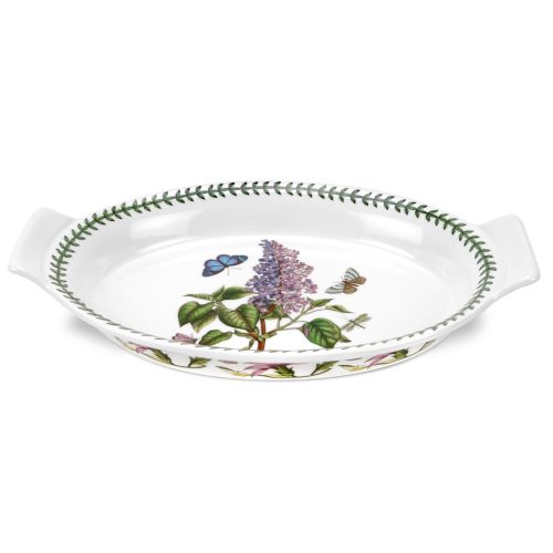 Portmeirion Botanic Garden Oval Gratin Dish 12 Inch (Large)