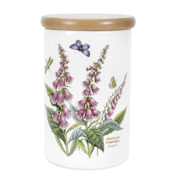 Portmeirion Botanic Garden Storage Jar 8 inch Foxglove