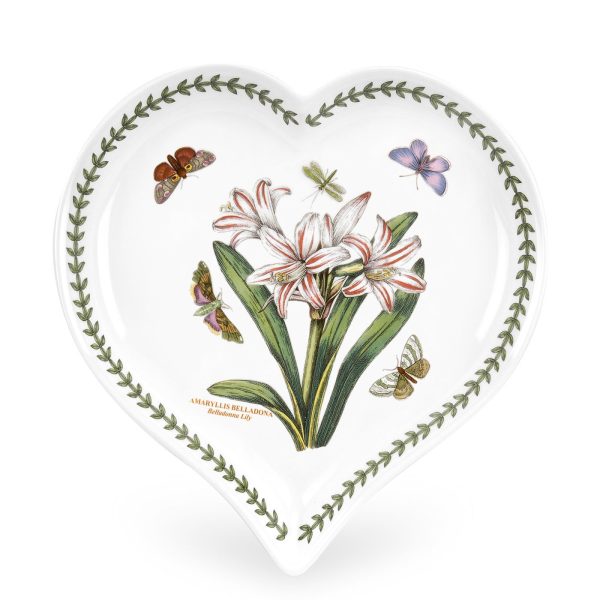 Portmeirion Botanic Garden Heart Dish - Belladonna Lily