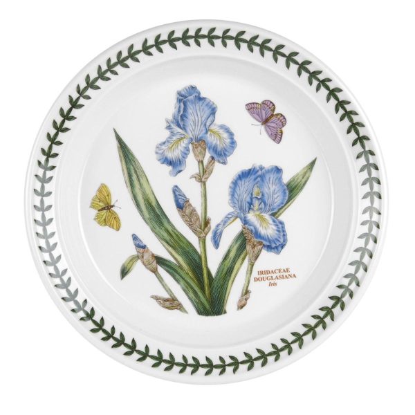 Portmeirion Botanic Garden Seconds 8 Inch Plate Iris Single
