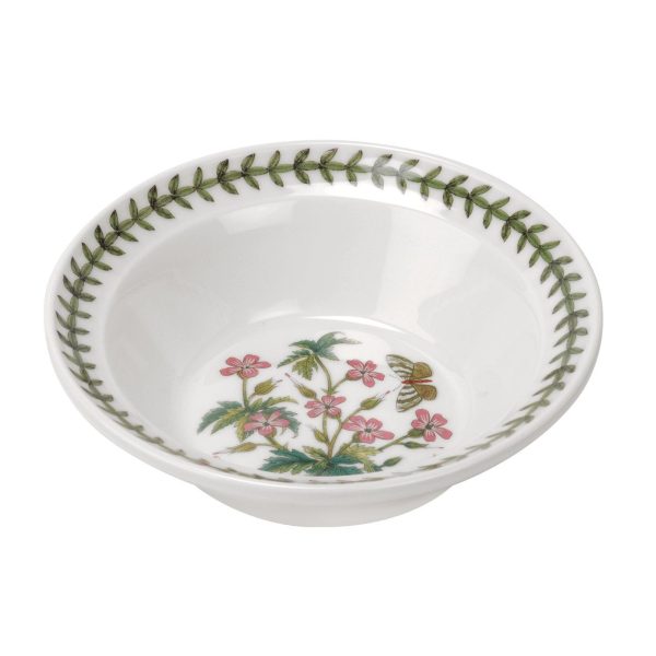 Portmeirion Botanic Garden 6 inch Oatmeal Bowl Herb Robert (Drum Shape) Portmeirion Botanic Garden 6 inch Oatmeal Bowl Herb Robert (Drum Shape)