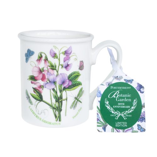 Portmeirion Botanic Garden 50th Anniversary Mugs -Sweet Pea (Single)