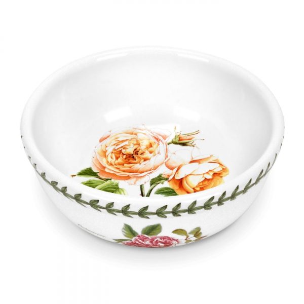 Portmeirion Botanic Roses 5 Inch Fruit Salad Bowl Tamora Peach