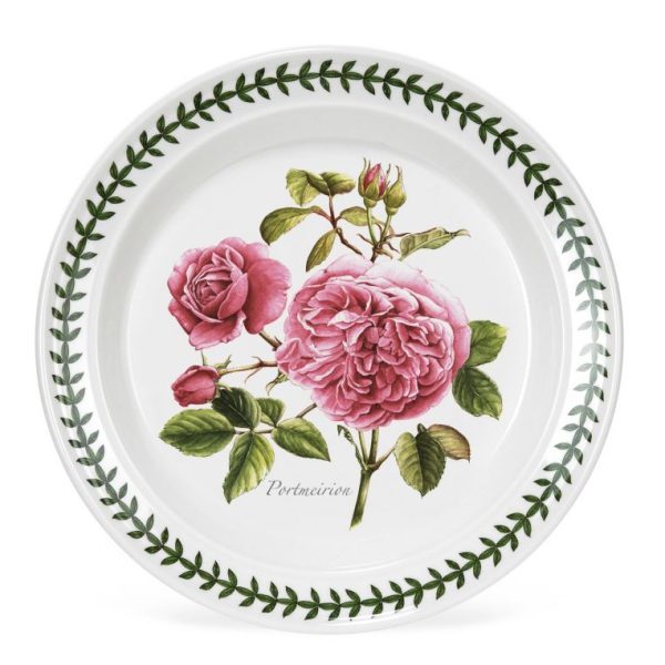 Portmeirion Botanic Roses 10 Inch Plate (Drum Shape) Portmeirion Portmeirion Botanic Roses 10 Inch Plate (Drum Shape) Portmeirion