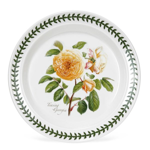 Portmeirion Botanic Roses 6 Inch Plate (Drum Shape) Teasing Georgia