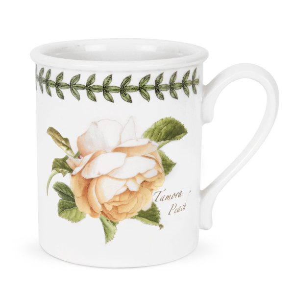 Portmeirion Botanic Roses Breakfast Mug Tamora Peach