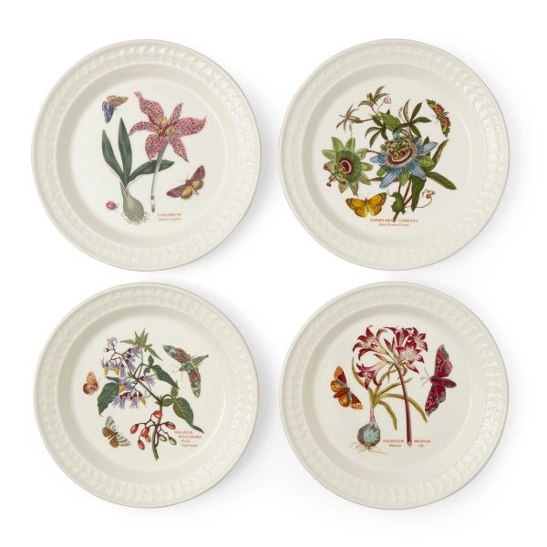 Portmeirion Botanic Garden Harmony Papilio Set of 4 Dinner Plates