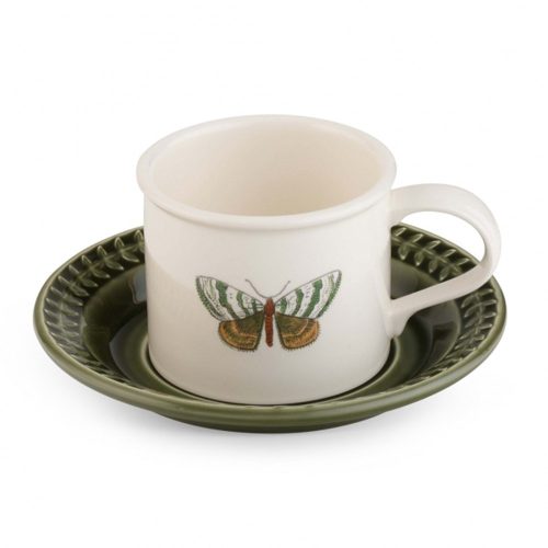Portmeirion Botanic Garden Harmony Papilio Emerald Breakfast Cup and Saucer