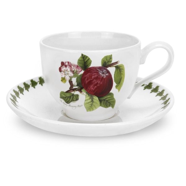 Portmeirion Pomona Tea Cup and Saucer Apple (T) Portmeirion Pomona Tea Cup and Saucer Apple (T)